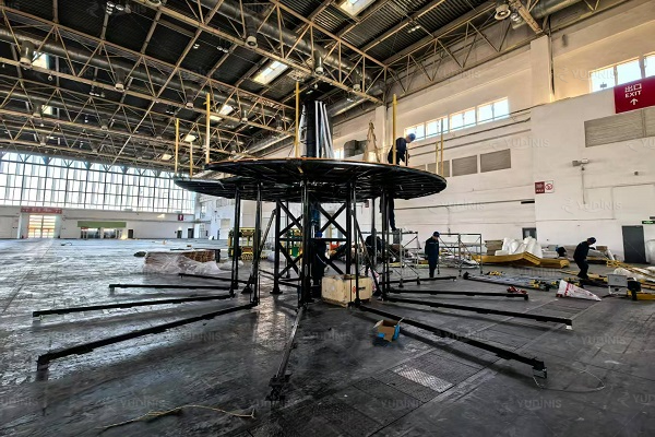 double decker carousel ride floor loading